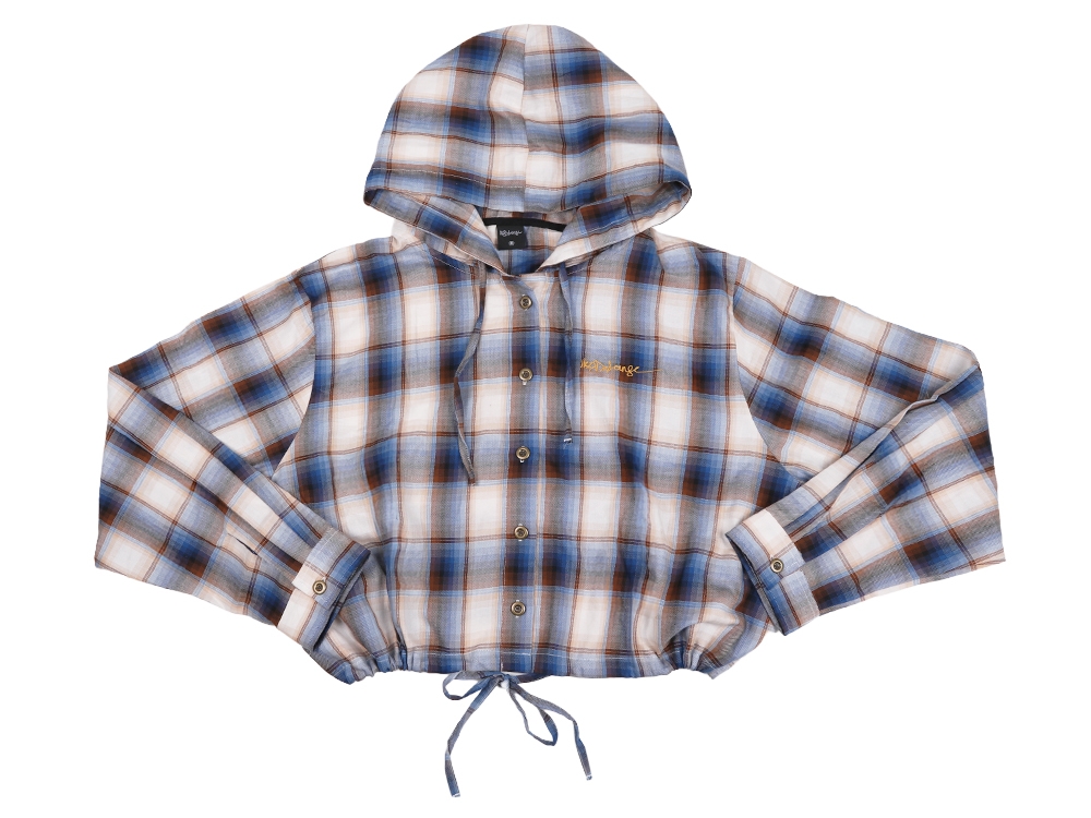 Hooded flannel Shirt Women Flannel