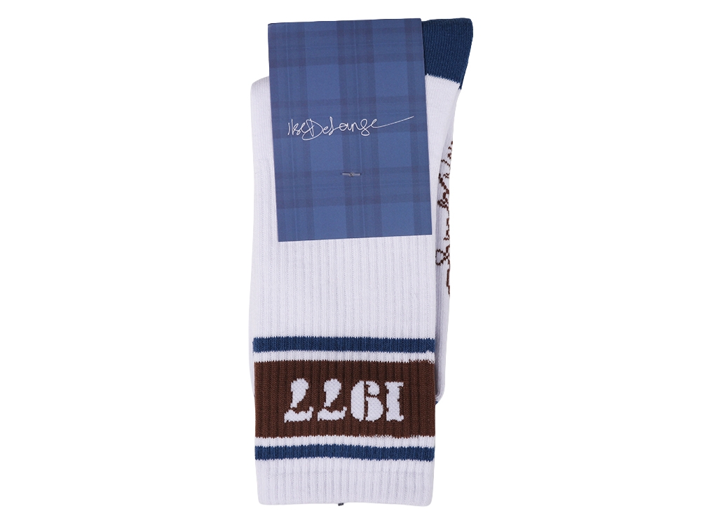 1977 Socks White/Brown