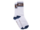 1977 Socks White/Brown